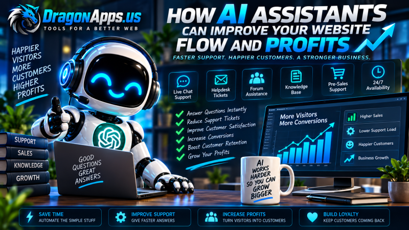 How AI Assistants Can Improve Website Support, Customer Flow, and Profits
